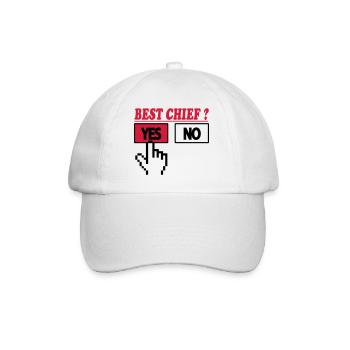 Best chief ? yes 222 - Baseball Cap - white/white - Front