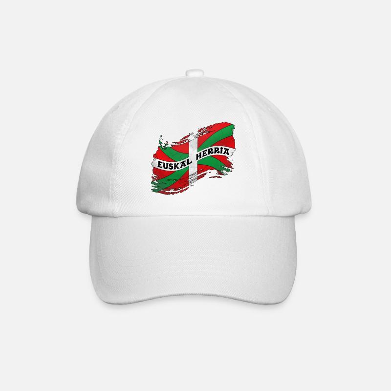 Drapeau Basque - Casquette classique - blanc/blanc