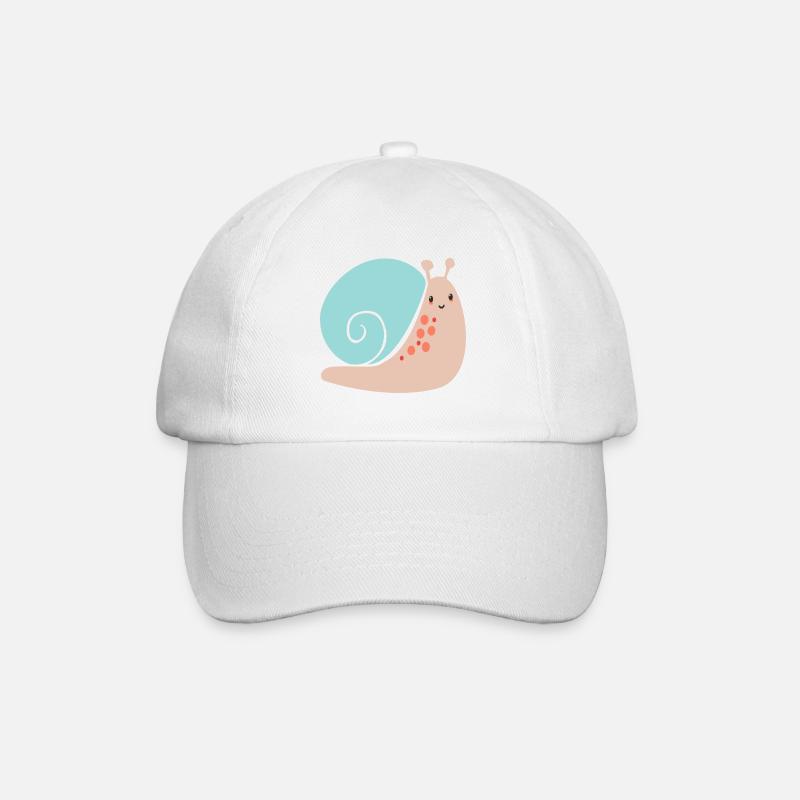 slug - Baseball Cap - white/white