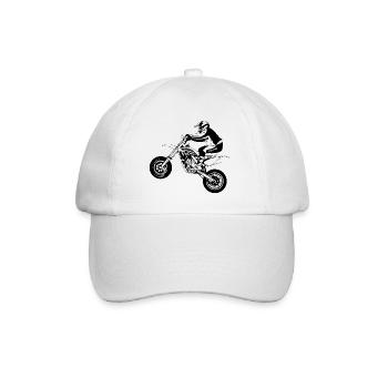 Supermoto - Supermotard - Casquette classique - blanc/blanc - Devant