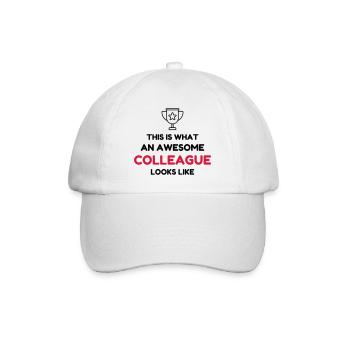 Kollegen / Kollegin / Unternehmen / Büro - Baseballkappe - Weiß/Weiß - Vorne