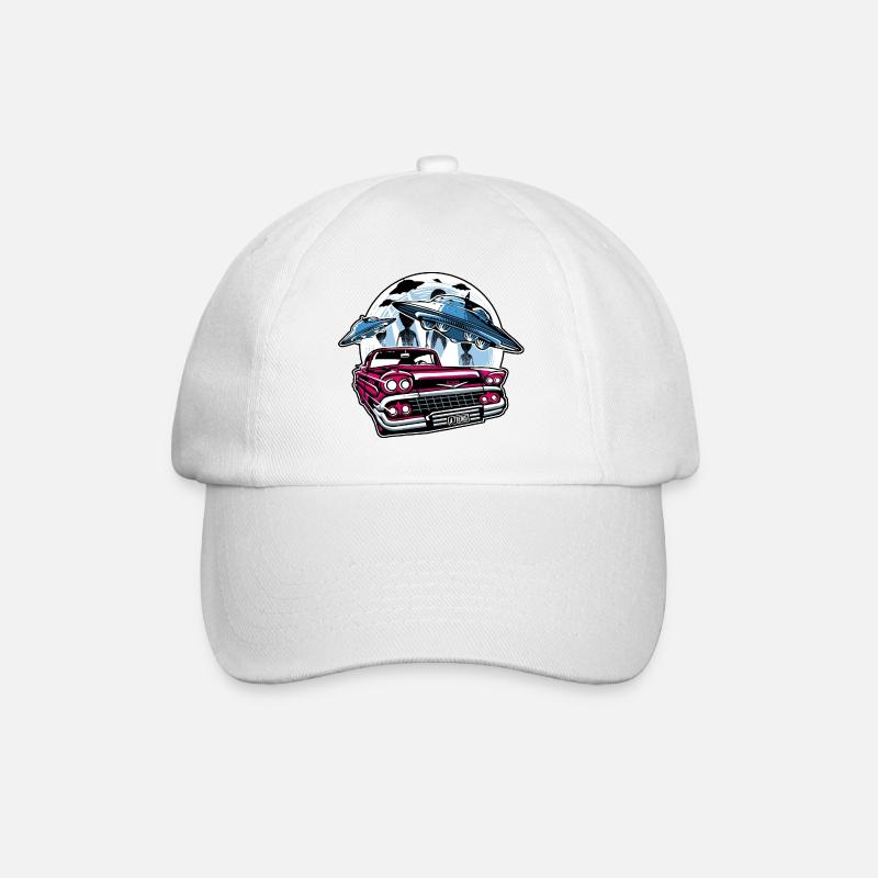 attaque extraterrestre sur terre - Casquette classique - blanc/blanc