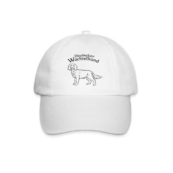 Wachtelhund - Baseballkappe - Weiß/Weiß - Vorne