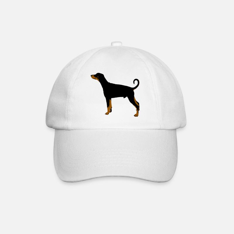Doberman pinscher - Casquette classique - blanc/blanc