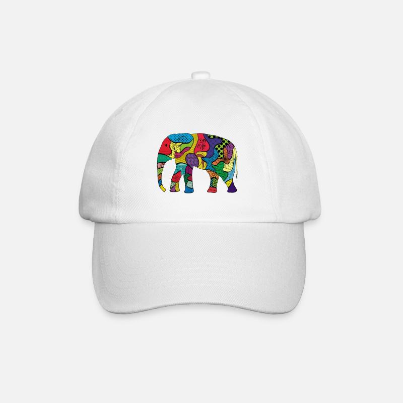 l'éléphant - Casquette classique - blanc/blanc