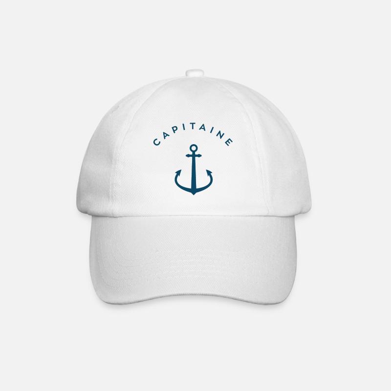 Capitaine - Casquette classique - blanc/blanc