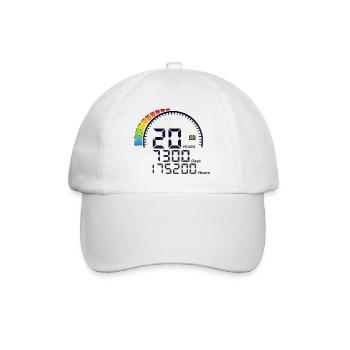 20 ans years compteur anniversaire days hours - Casquette classique - blanc/blanc - Devant