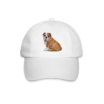 Bulldog - Baseballkappe - Weiß/Weiß - Vorne
