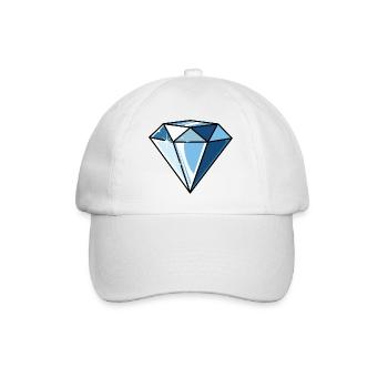 Diamant - Baseballkappe - Weiß/Weiß - Vorne
