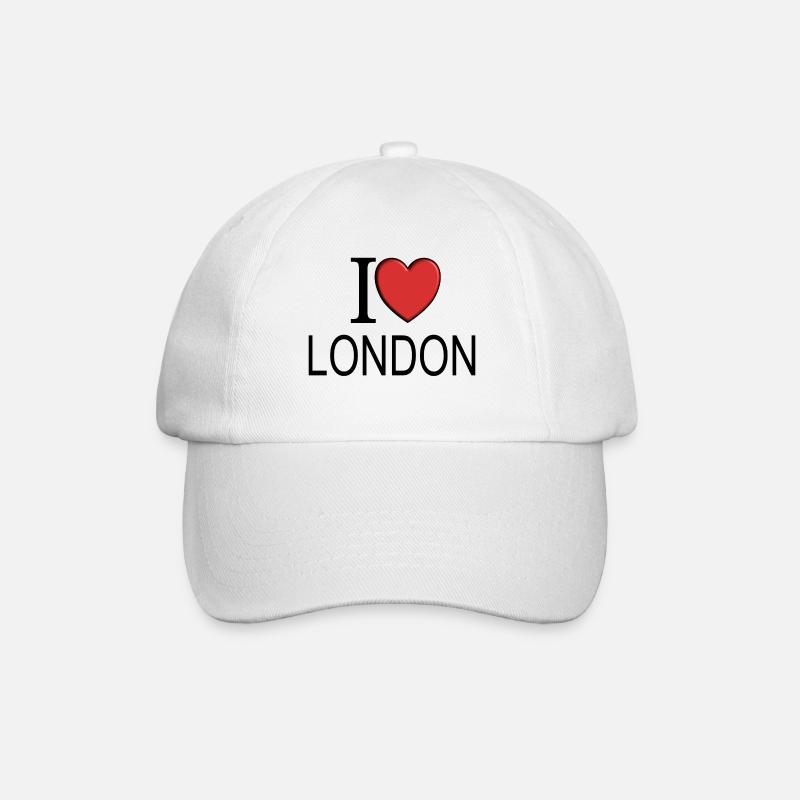 J’adore Londres - Casquette classique - blanc/blanc