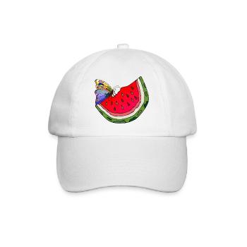 watermelon - Baseball Cap - white/white - Front