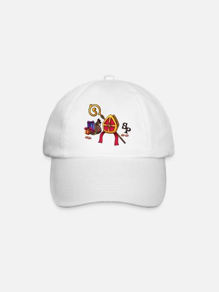 Sinterklaas Elements - Baseballcap - wit/wit