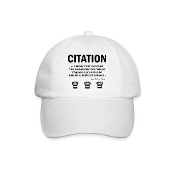 Jean pierre rives - Casquette classique - blanc/blanc - Devant