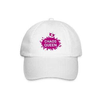 Chaos Queen Krone - Baseballkappe - Weiß/Weiß - Vorne