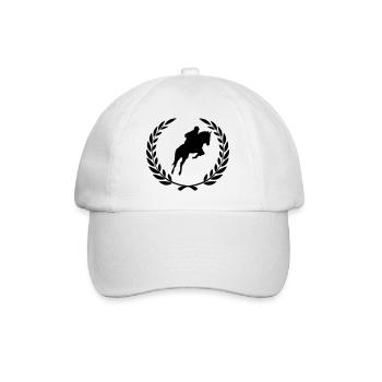 Prix sportif de la couronne de laurier showjumper - Casquette classique - blanc/blanc - Devant