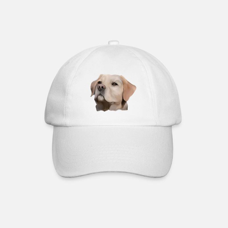 Labrador - Baseballkappe - Weiß/Weiß