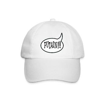Putain !!! - Casquette classique - blanc/blanc - Devant
