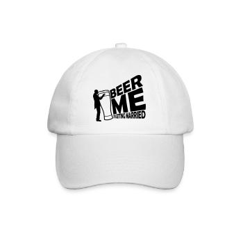 Beer Me Me marier - Casquette classique - blanc/blanc - Devant