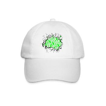 birthday present present idea joke funny quote - Baseball Cap - white/white - Front