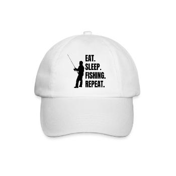 Fishing Fishing Fishing Hooks Angler - Baseball Cap - white/white - Front