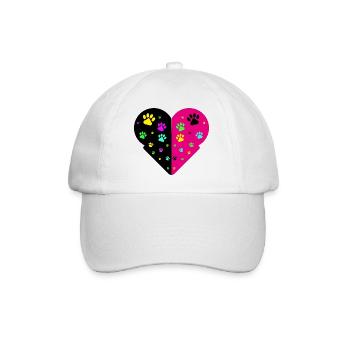 Pattes de chat - Casquette classique - blanc/blanc - Devant