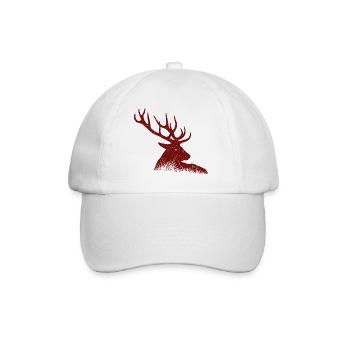 Cerf - Casquette classique - blanc/blanc - Devant