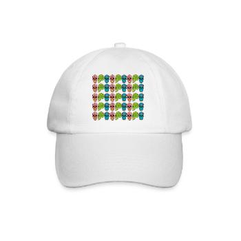 CALAVERITAS - Baseball Cap - white/white - Front