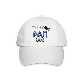 This is my DAM shirt - Percy Jackson inspired art - Baseball Cap - white/white - Front