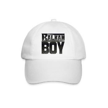 Balkan Kroatien Bosnien Serbien juge exyu boy boys - Baseballkappe - Weiß/Weiß - Vorne