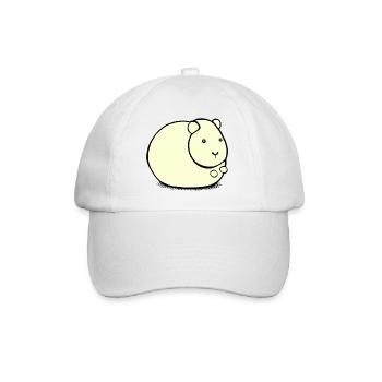 Hamster cute animal rodent animals funny pet 4 - Baseball Cap - white/white - Front