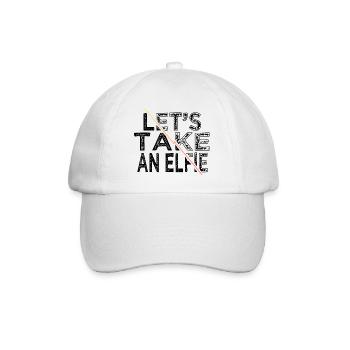 Geek Cute Beach Cool Bedroom Computer Gift Idea - Baseball Cap - white/white - Front
