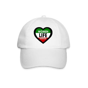 Women life freedom - Baseballkappe - Weiß/Weiß - Vorne