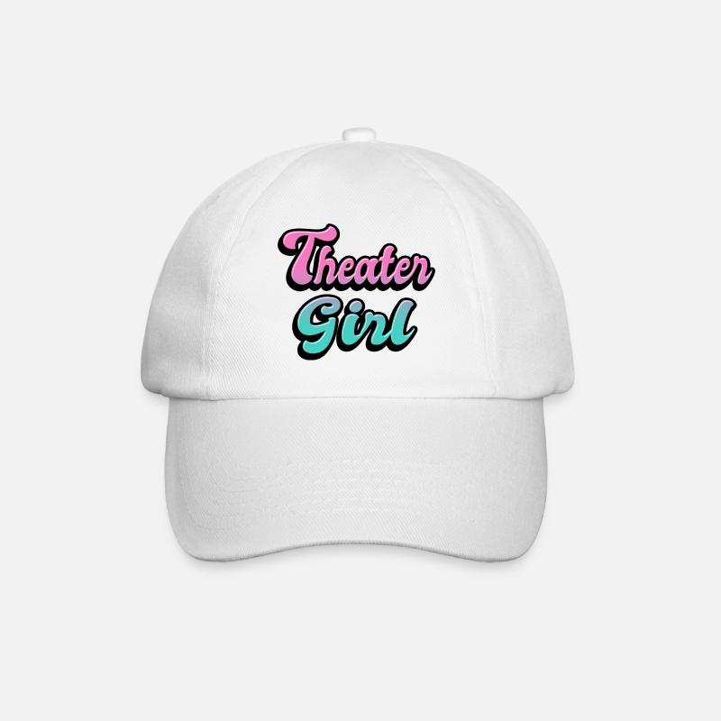 Theater Mädchen - Baseballkappe - Weiß/Weiß