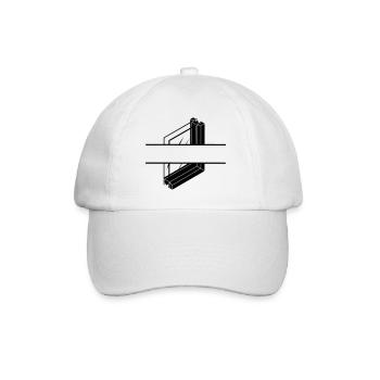 Glaserei Shop 2 - Baseballkappe - Weiß/Weiß - Vorne