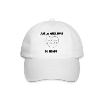 best mom - Casquette classique - blanc/blanc - Devant