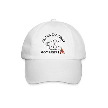 Faites du bruit pour les pompiers - Les héros de.. - Casquette classique - blanc/blanc - Devant