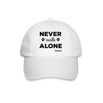 Dog Hund - Baseball Cap - white/white - Front
