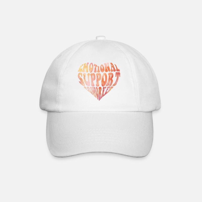 Emotional Support Coworker - Baseballkappe - Weiß/Weiß