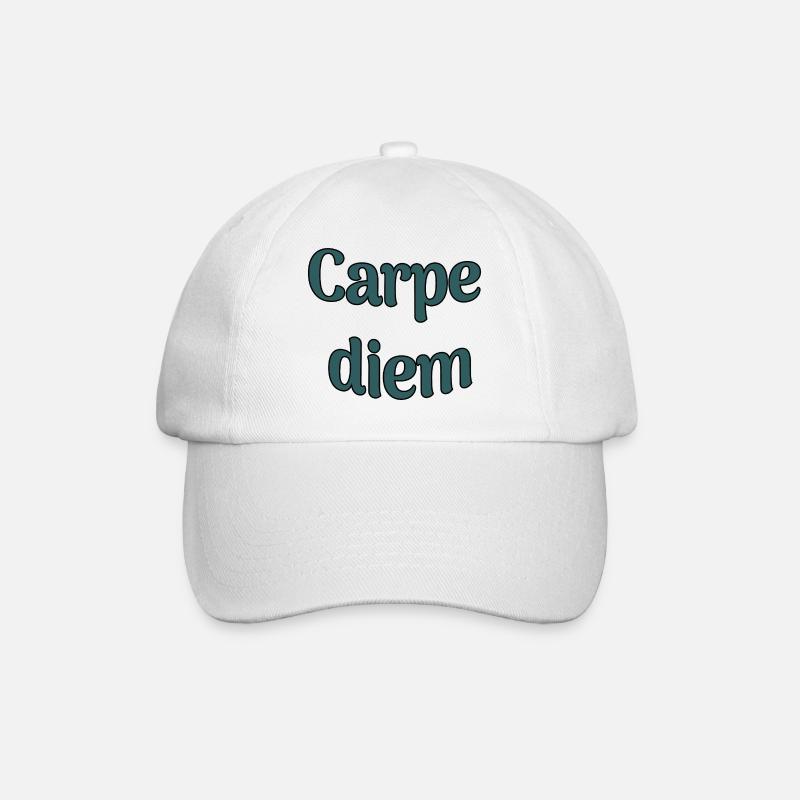Carpe diem - Casquette classique - blanc/blanc