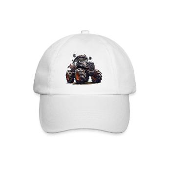 Tractors have a wide range of tasks - Baseball Cap - white/white - Front