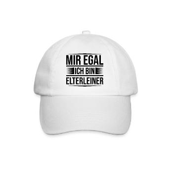 Mir egal Elterlein - Baseballkappe - Weiß/Weiß - Vorne