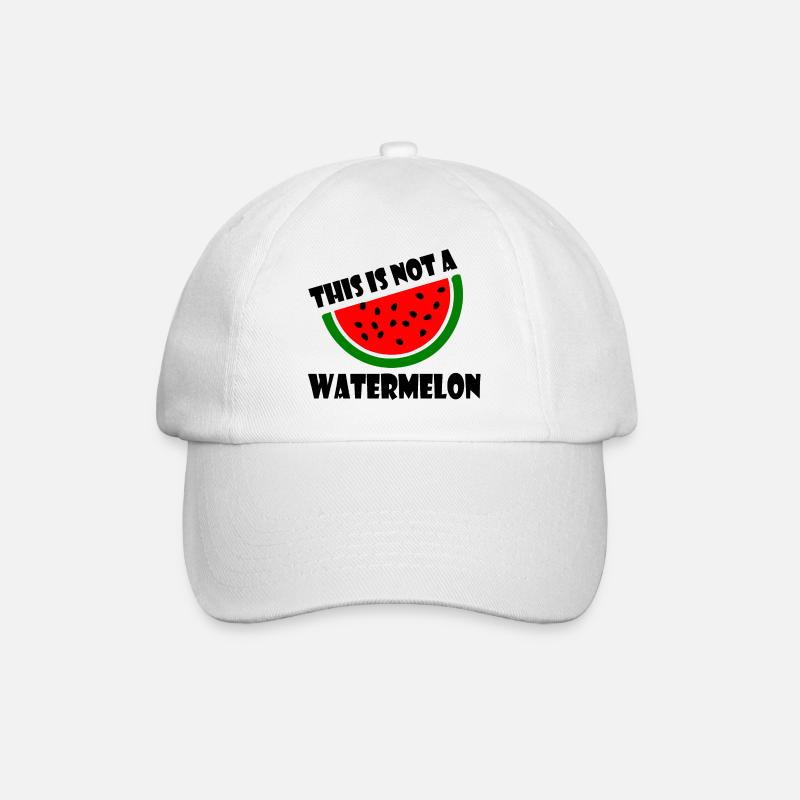 THIS IS NOT A WATERMELON - Casquette classique - blanc/blanc