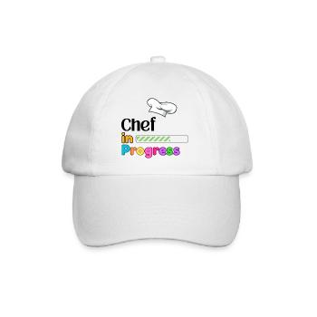 Chef In Progress Cooking Student - Baseball Cap - white/white - Front