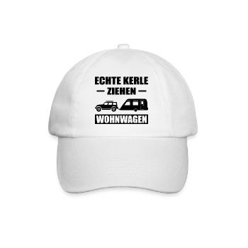 Camping - Baseballkappe - Weiß/Weiß - Vorne