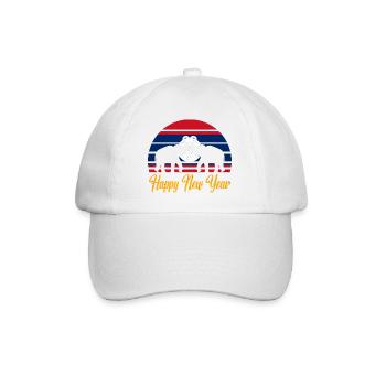 Laos Laotian Laotian Elephant Lao I Gift - Baseball Cap - white/white - Front