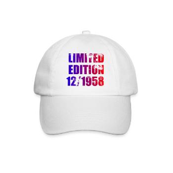 Édition limitée 65e anniversaire 12/1958 - Casquette classique - blanc/blanc - Devant