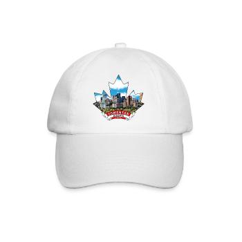 Edmonton, Alberta Canada Feuille d’érable - Casquette classique - blanc/blanc - Devant