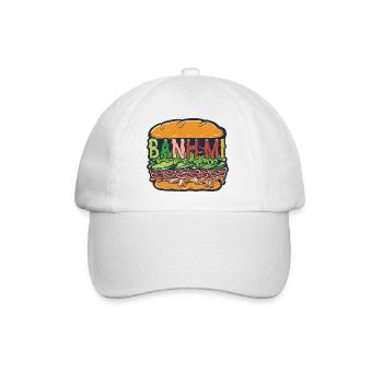 Vietnam Viet Banh Mi Brot Vietnamese I Geschenk - Baseballkappe - Weiß/Weiß - Vorne