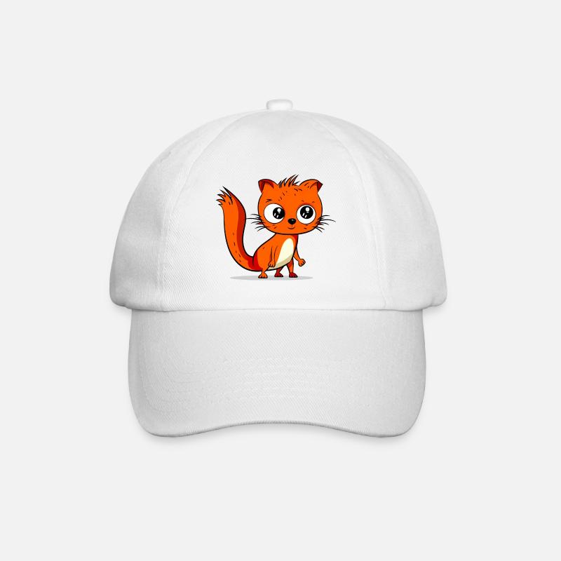 Kiki l'écureuil - Casquette classique - blanc/blanc