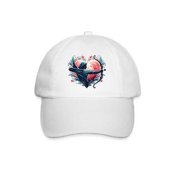 Illustration d’Archer de cœur mythique - Casquette classique - blanc/blanc - Devant